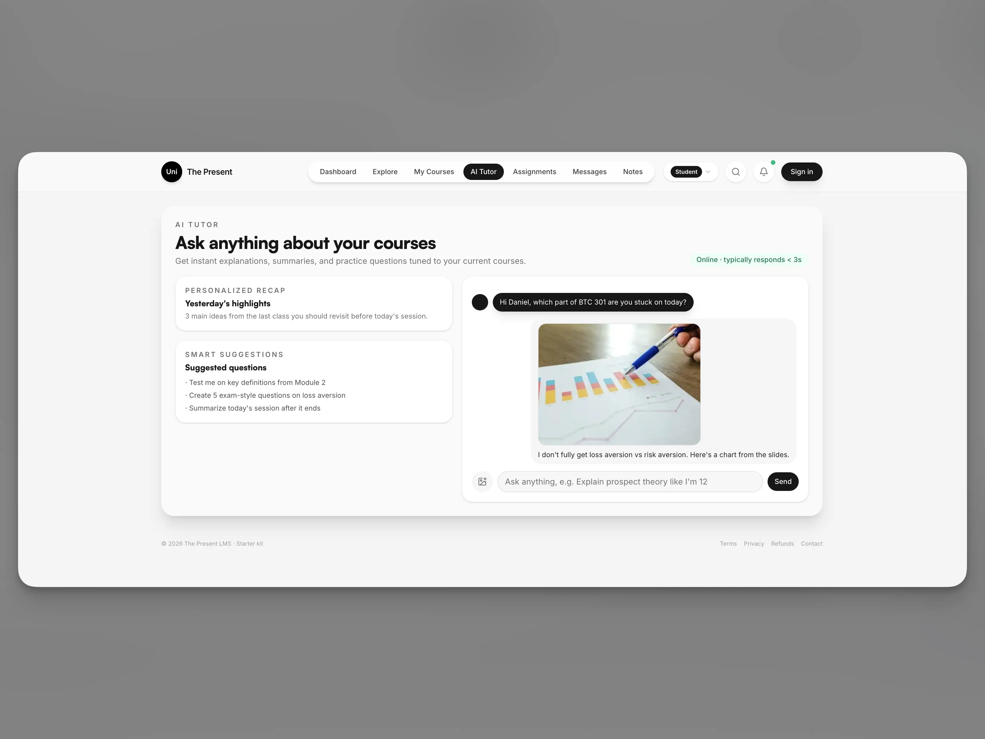 Uni The Present – Next.js LMS Starter Kit – 8